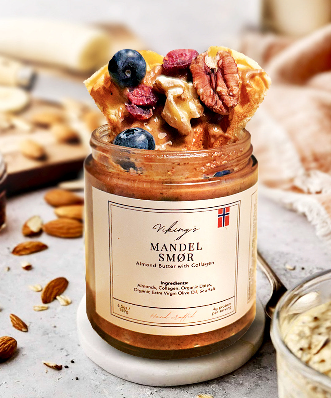 MANDEL SMØR - Protein Almond Butter
