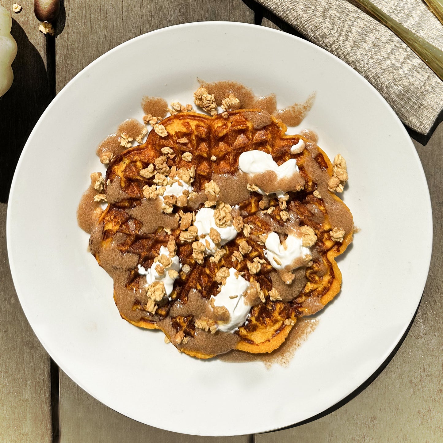 Protein Pumpkin Spice Waffles (Limited Edition)