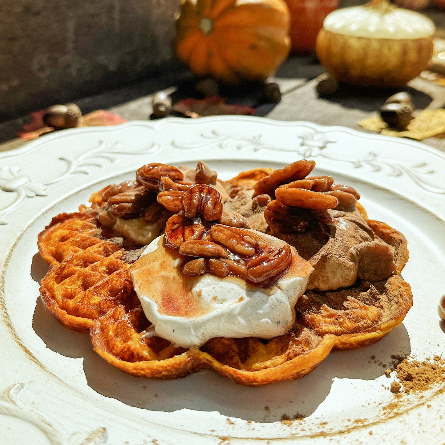 Protein Pumpkin Spice Waffles (Limited Edition)