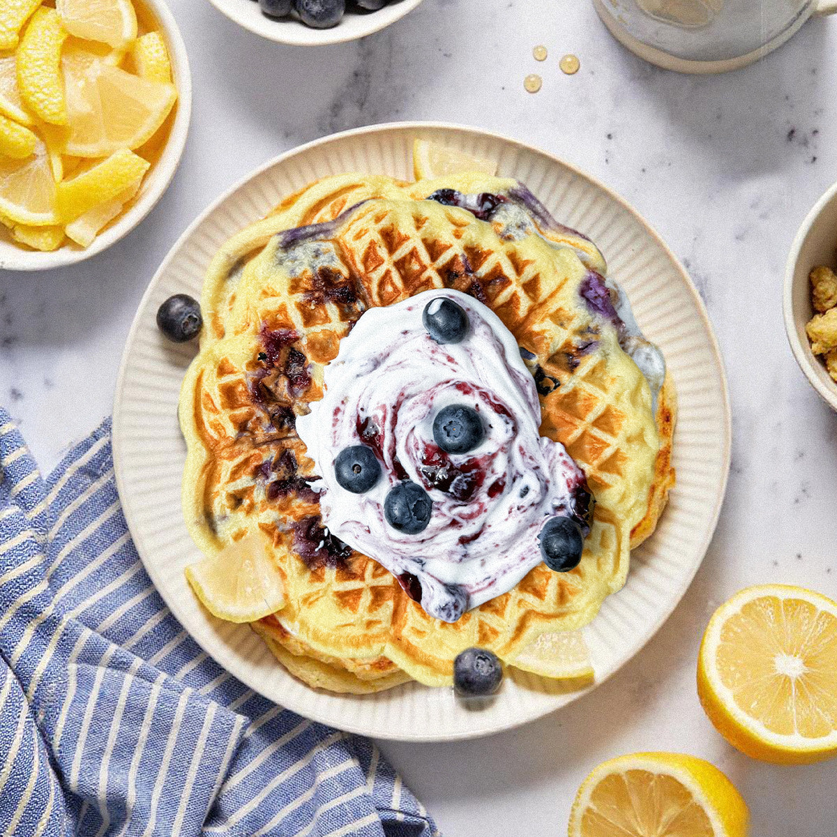 Blueberry Protein Waffles (limited edition)