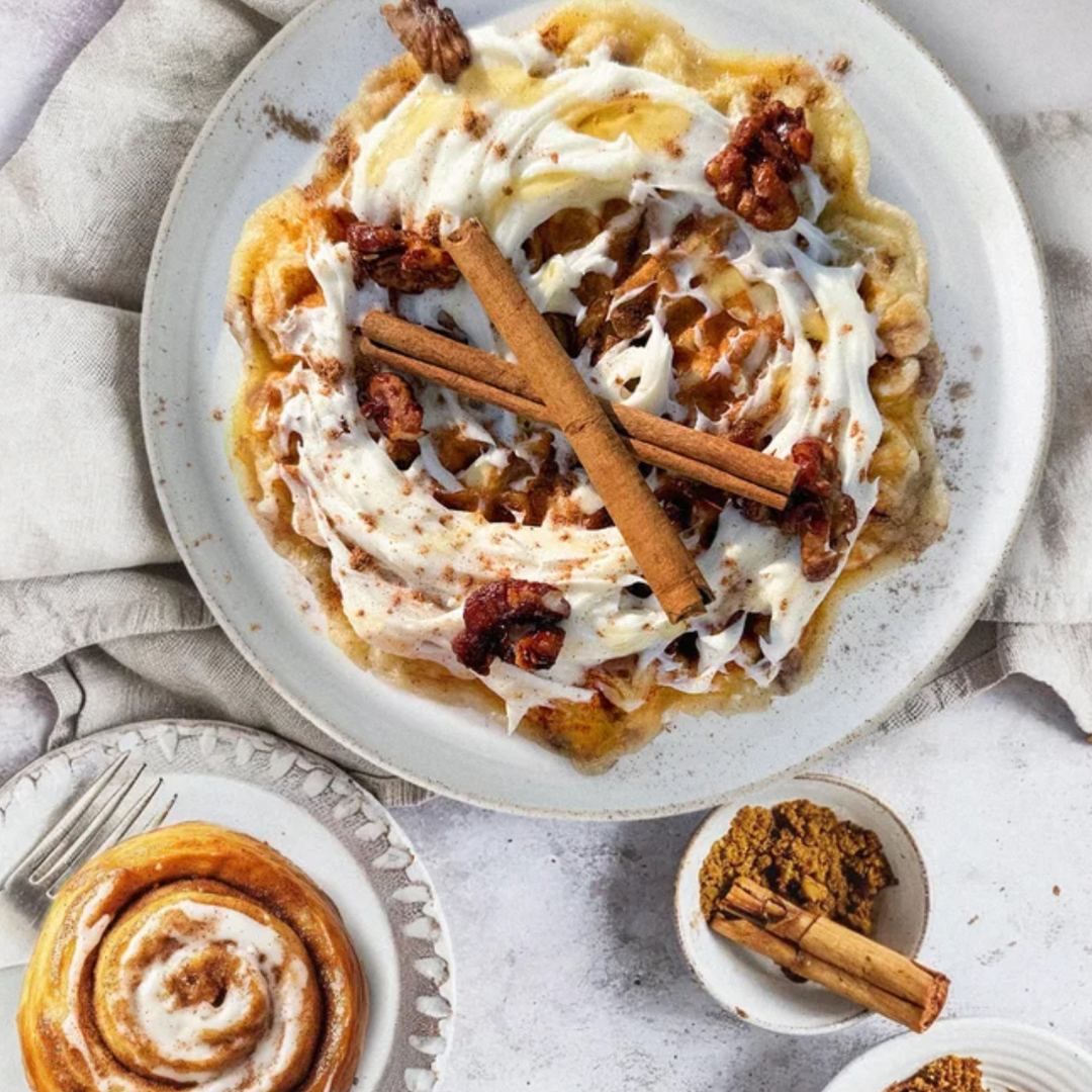CinnaBun Waffles