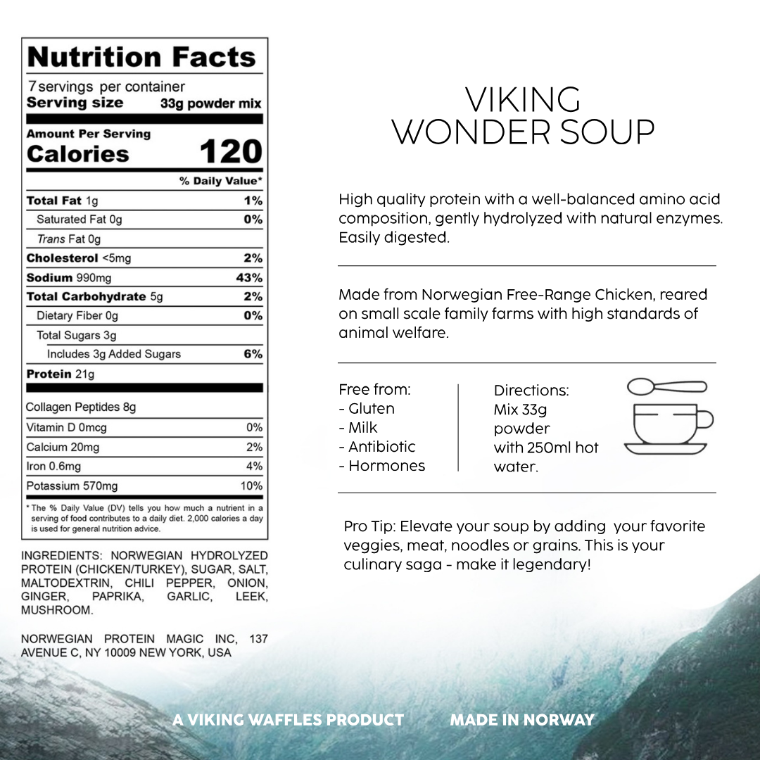 Viking Vitality Soup (collagen bone broth)