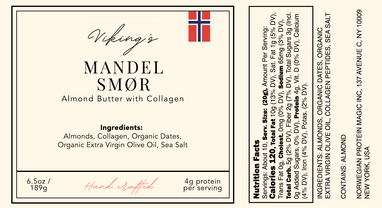 MANDEL SMØR - Protein Almond Butter
