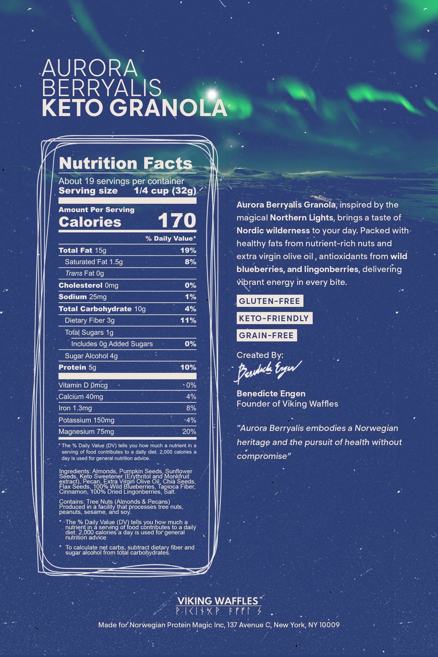 Aurora Berryalis - Keto Granola