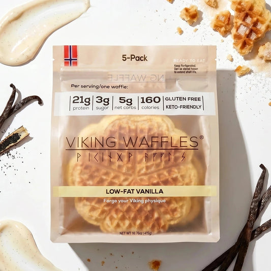 Vanilla Viking Waffles (Keto Friendly)