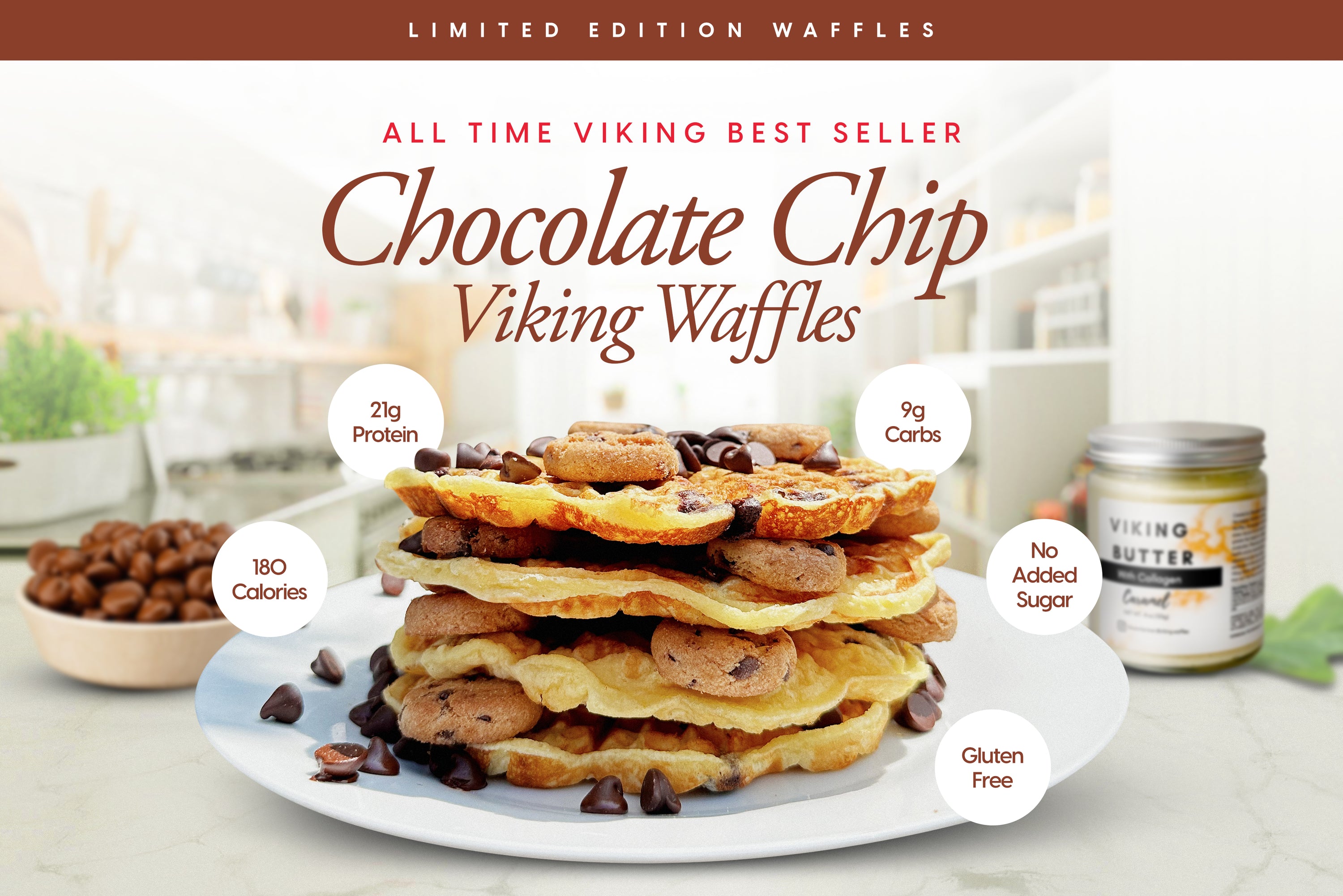 Protein WafflesN Viking Waffles