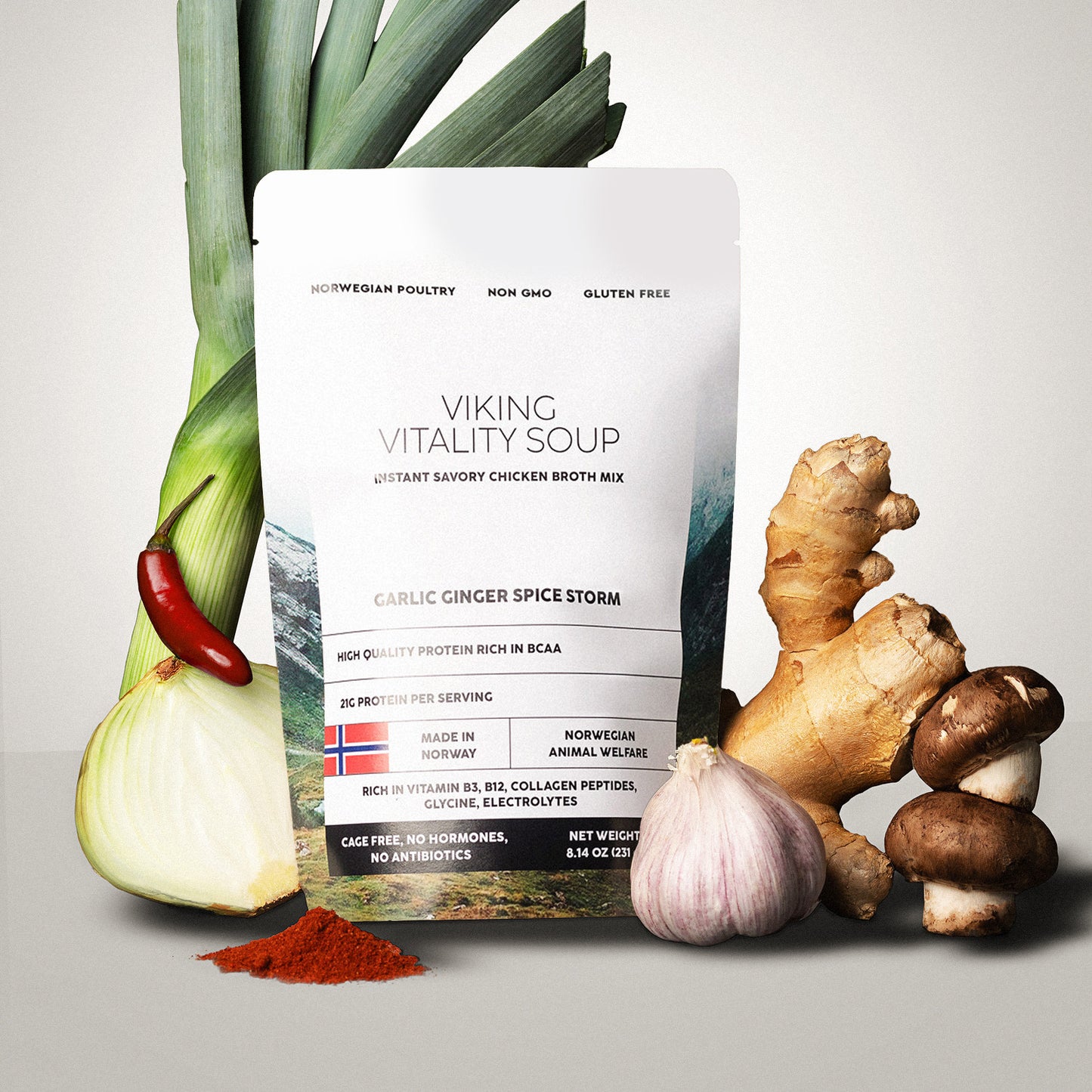 Viking Vitality Soup (collagen bone broth)