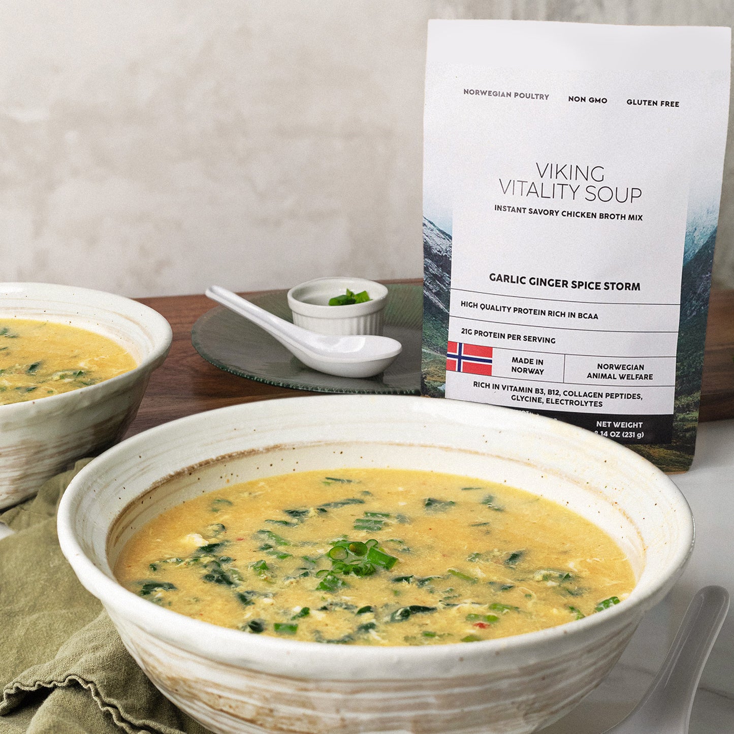 Viking Vitality Soup (collagen bone broth)