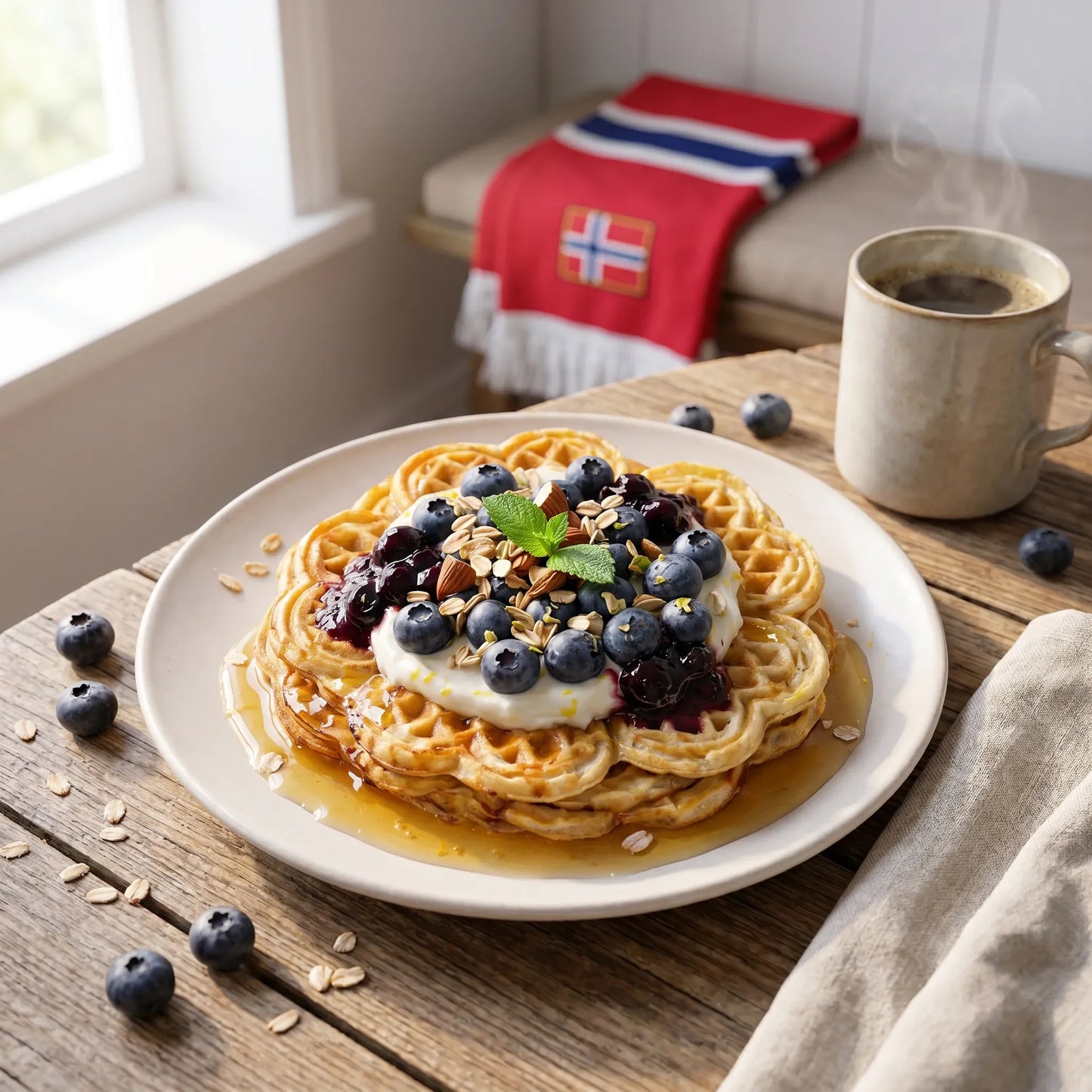 Blueberry Protein Waffles (limited edition)