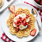 Strawberry Shortcake Waffles