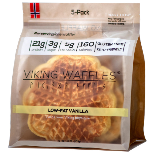 Vanilla Viking Waffles (Keto Friendly)