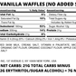 Blueberry Protein Waffles (limited edition)